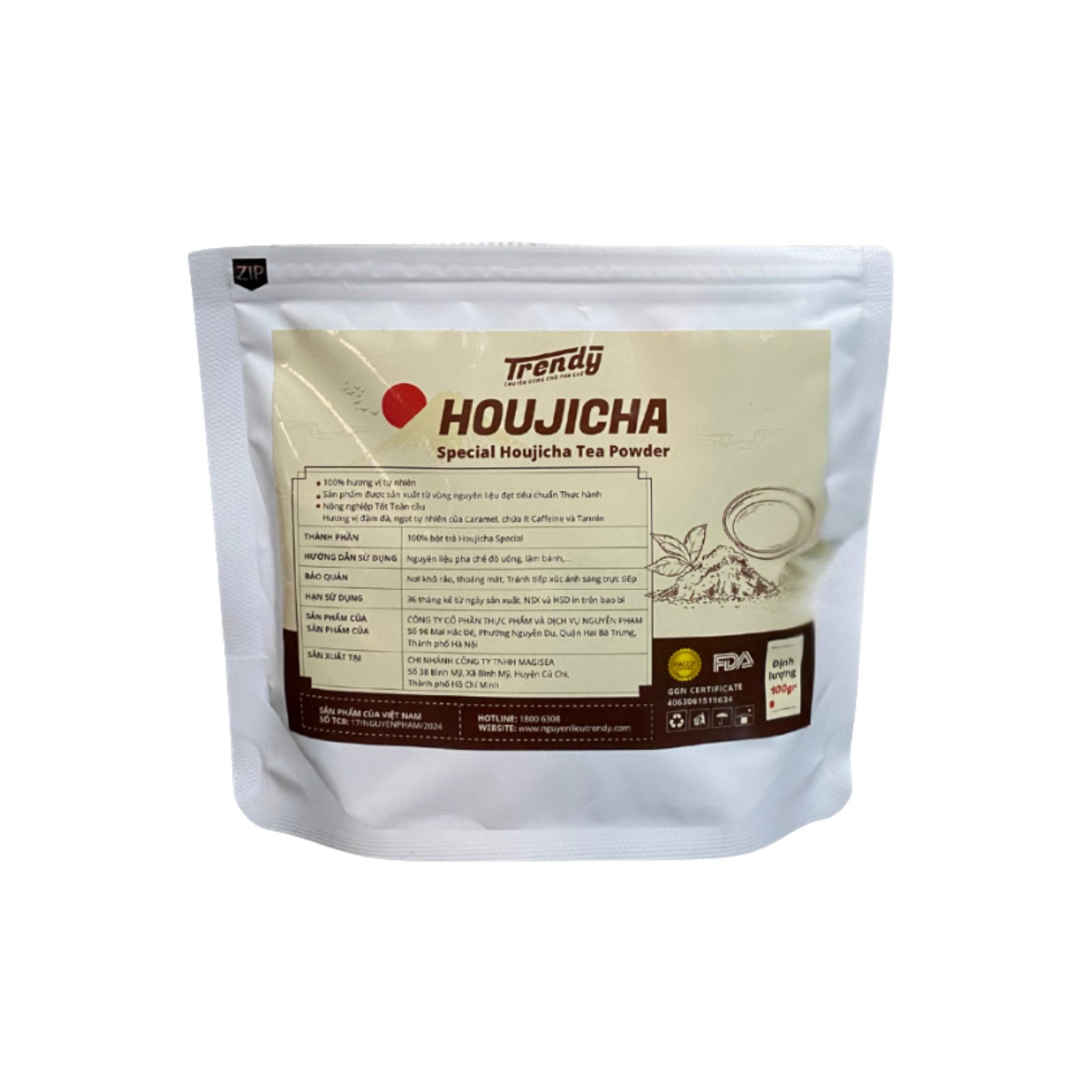 Bột Houjicha Trendy 100gr