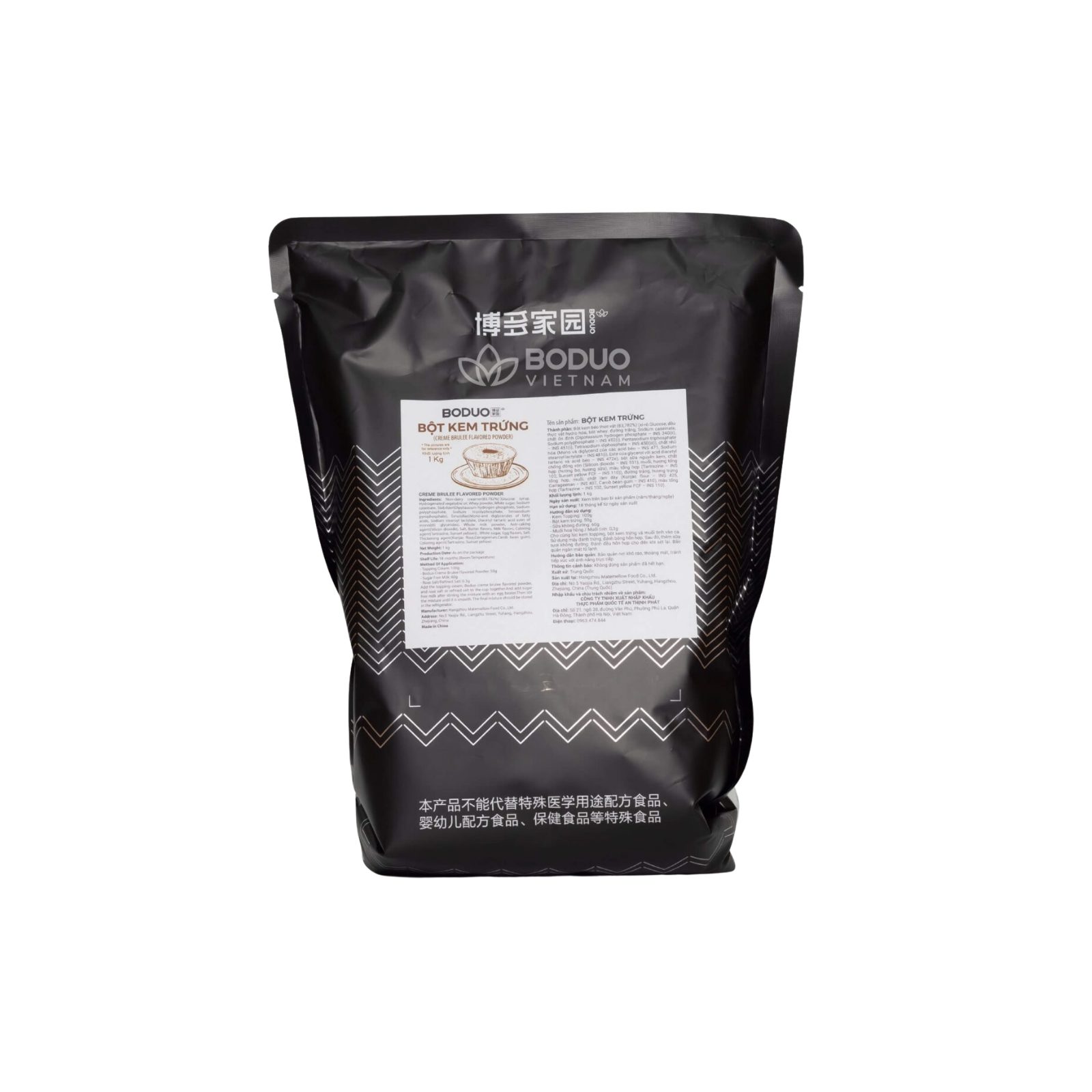 Bột Kem Trứng Boduo 1kg - Ảnh 3
