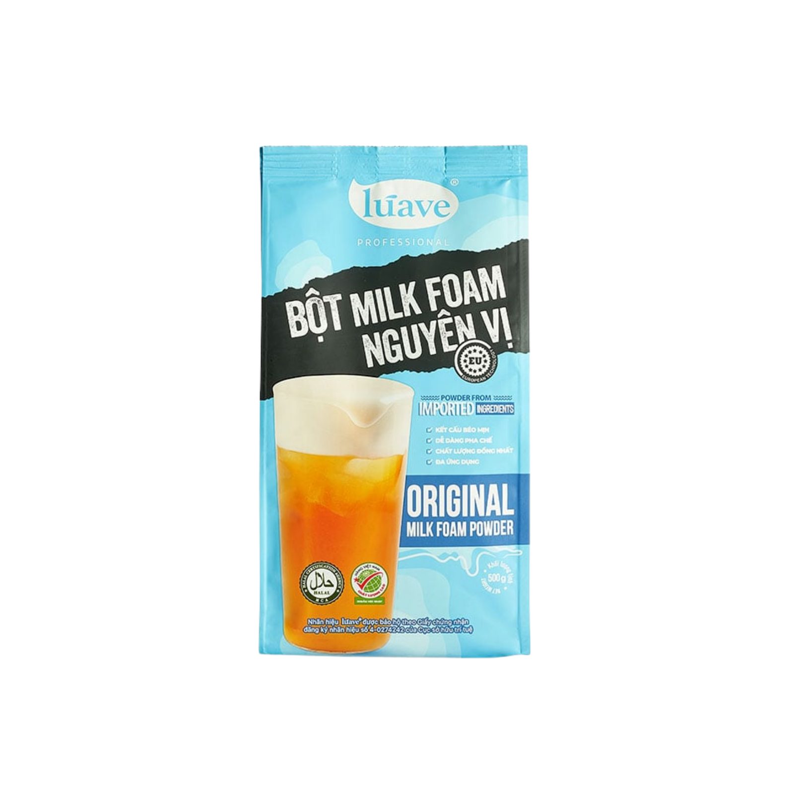 Bột kem sữa Luave - Milk foam nguyên vị 500g