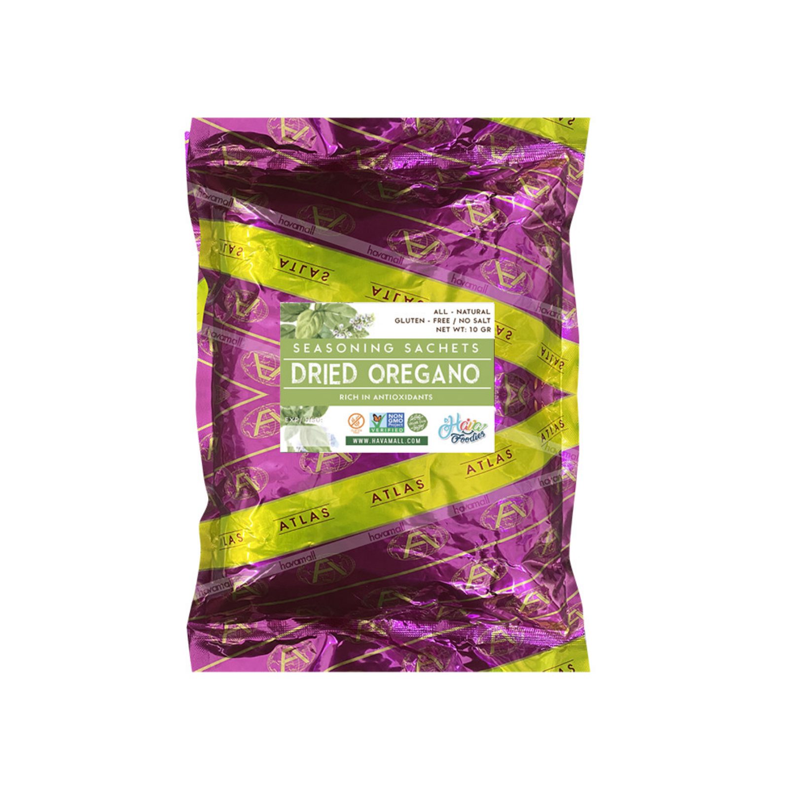 Gia vị Atlas - Lá kinh giới khô (Oregano Rubbed) - 500g