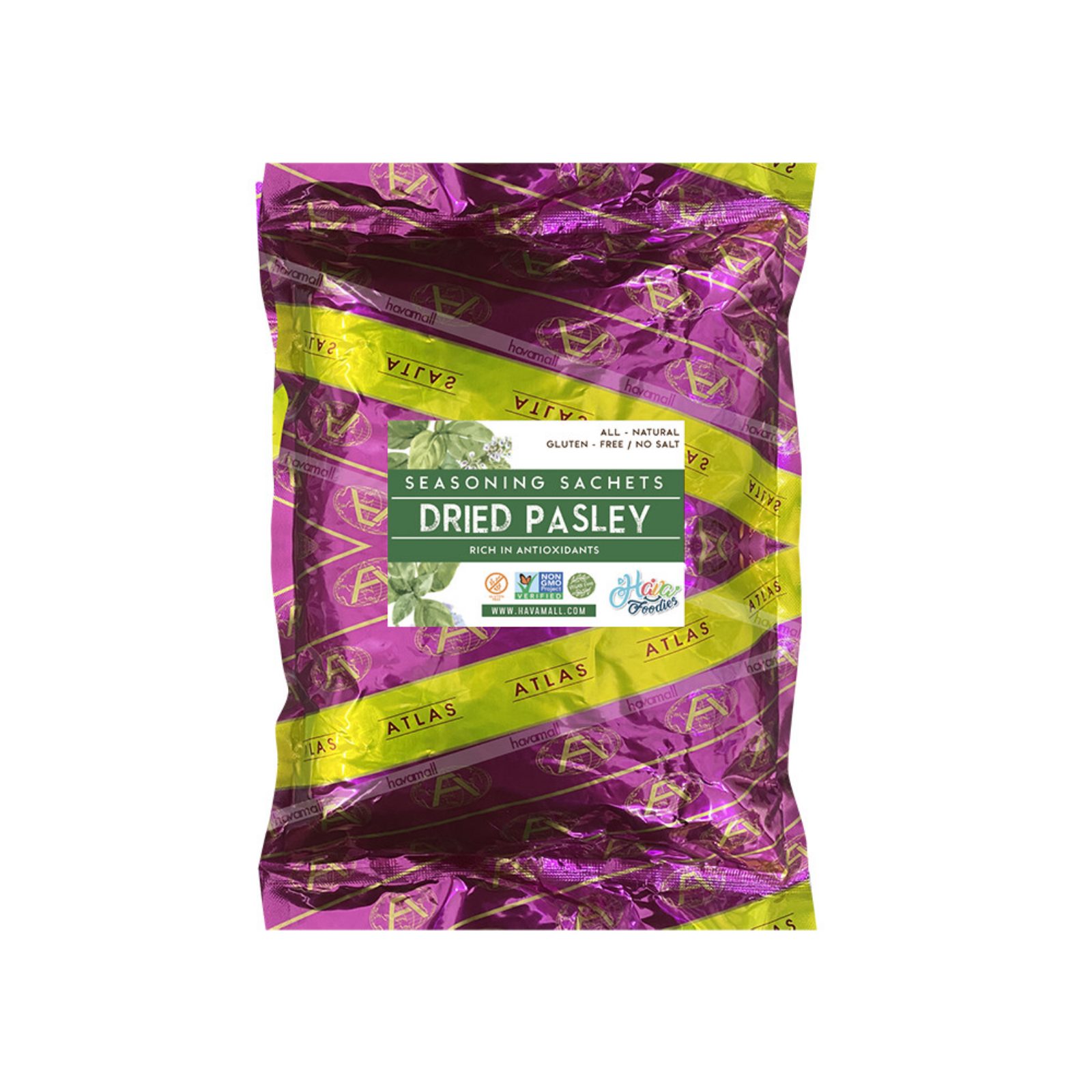 Gia vị Atlas - Lá mùi tây khô nghiền (Parsley Rubbed) - 500g