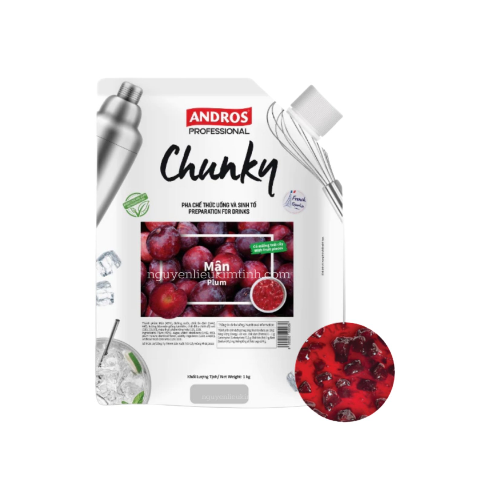 Mứt Chunky Mận gói 1kg
