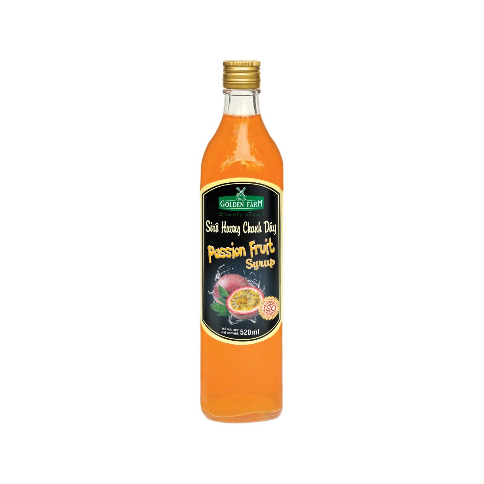 Siro Golden Farm Chanh Dây 520ml