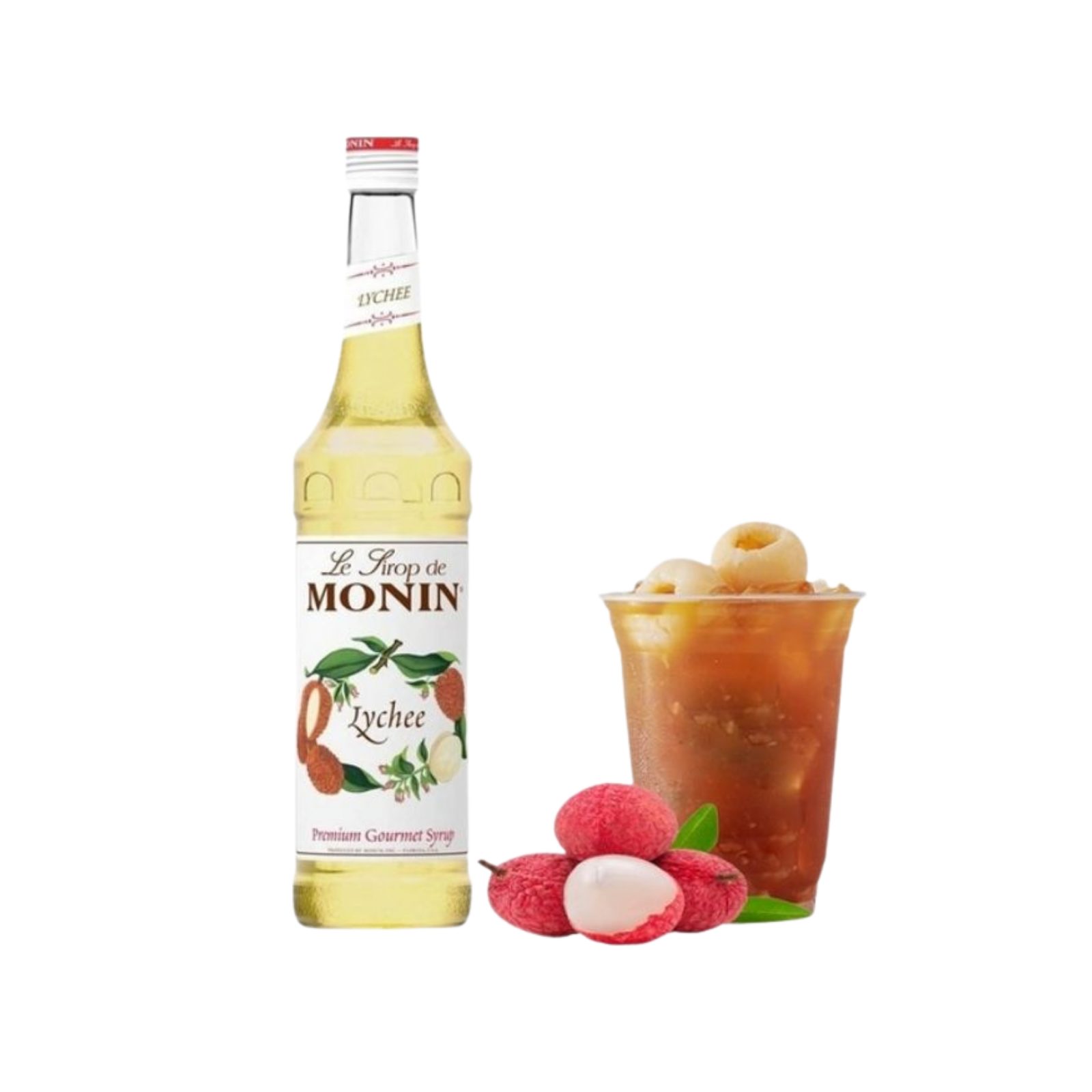Siro Monin Vải 700ml - Ảnh 2