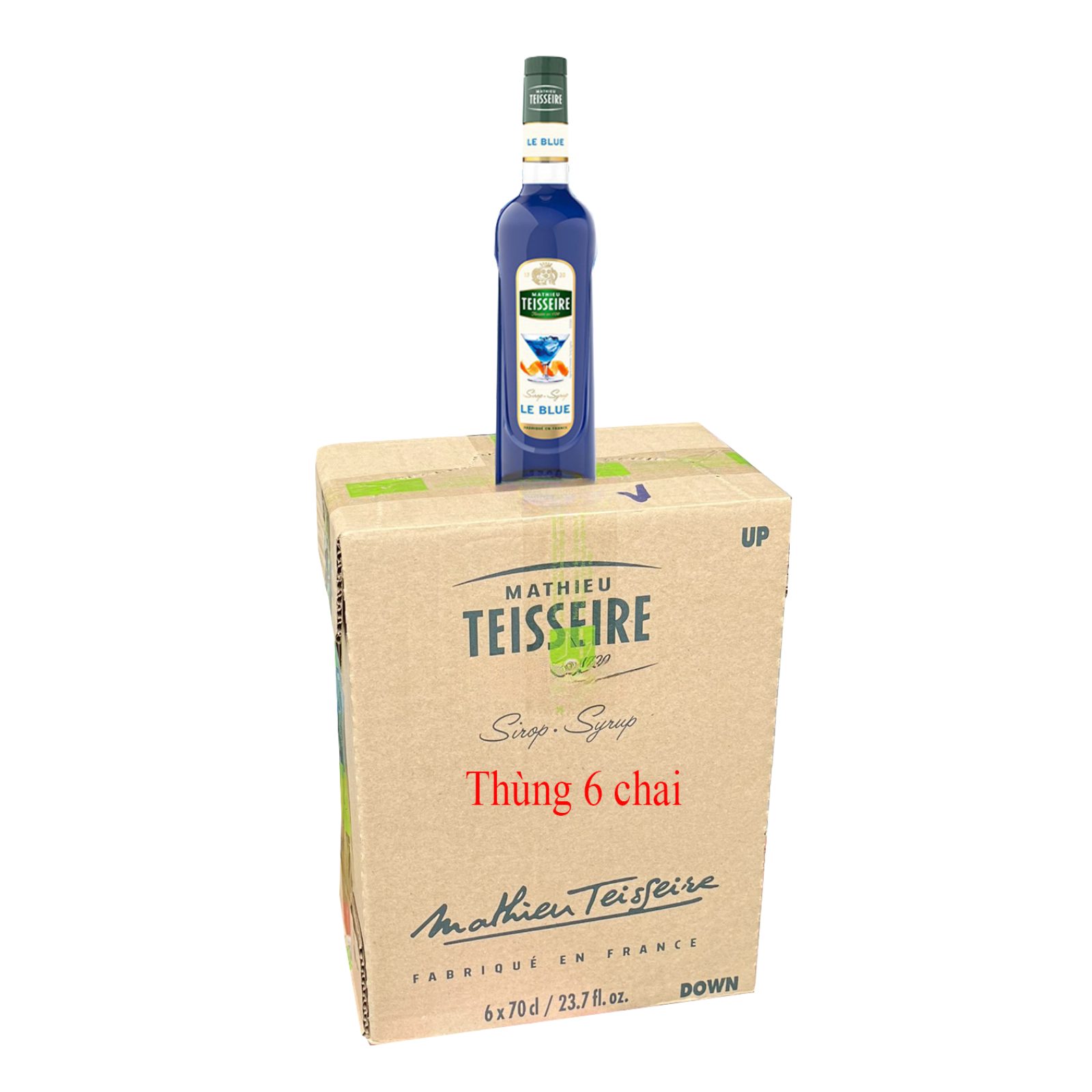 Siro Teisseire Blue Curacao 700ml - Ảnh 3