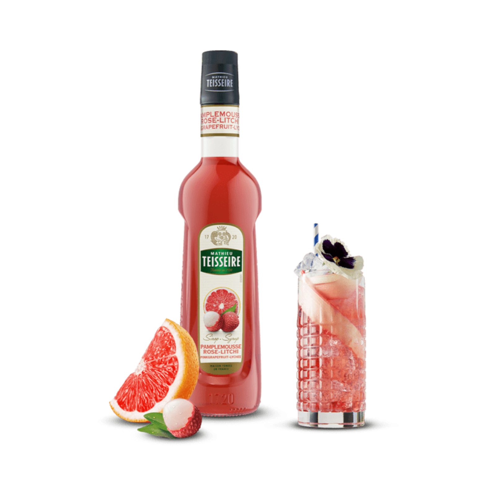 Siro Teisseire Bưởi Hồng và Vải 700ML - Ảnh 2