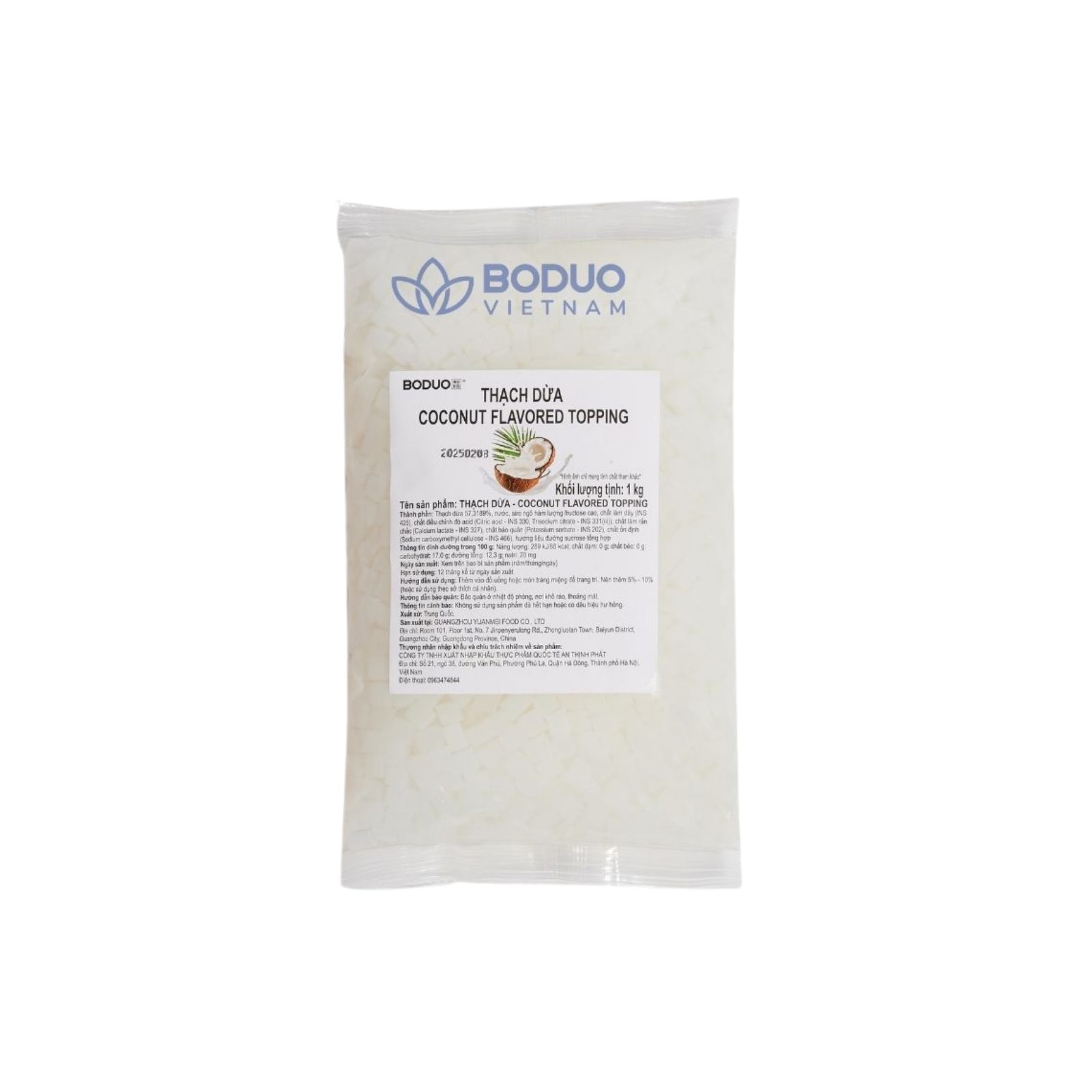 Thạch dừa Boduo 1kg