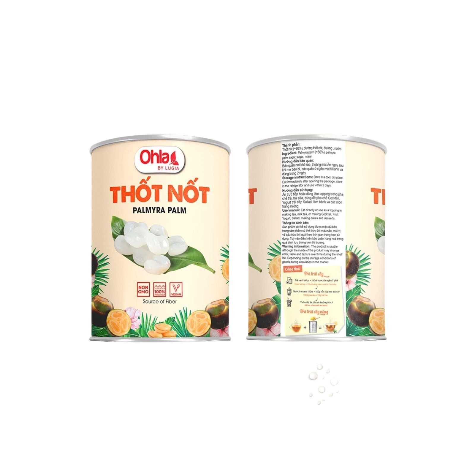 Thốt Nốt đóng lon Ohla 950gr - Ảnh 3