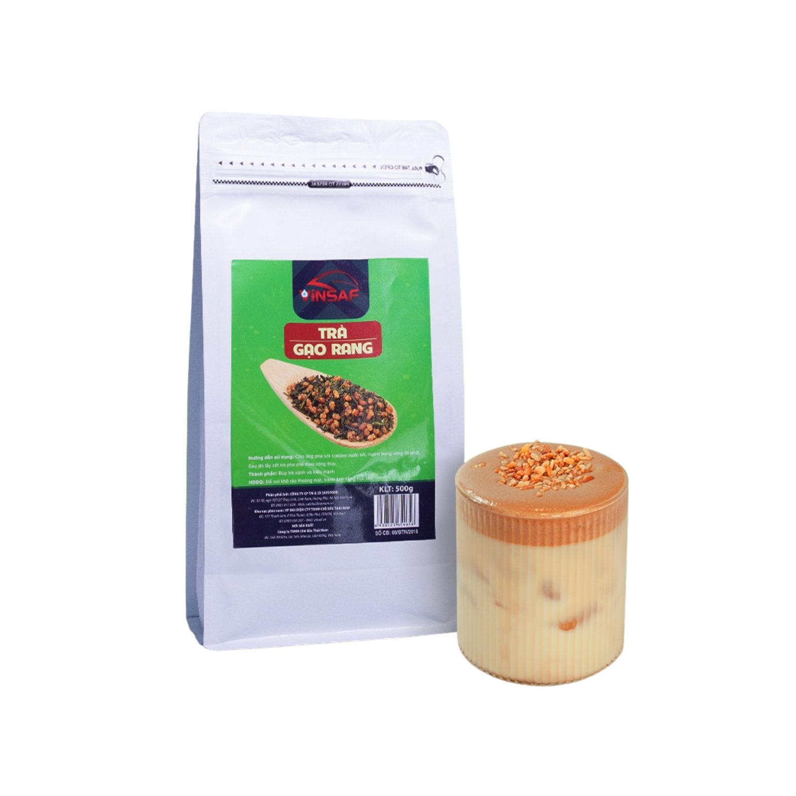 Trà Vinsaf Gạo rang - 500gr - Ảnh 2