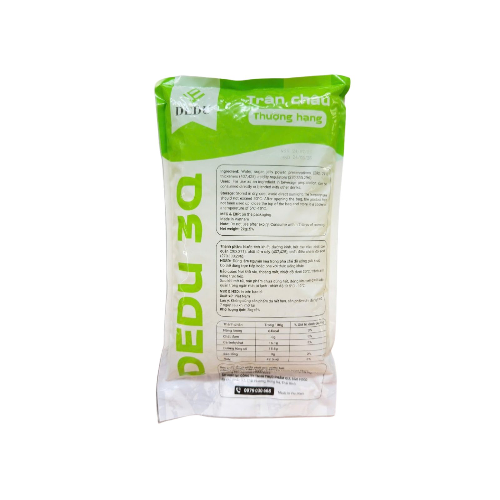 Trân châu 3Q trắng Dedu