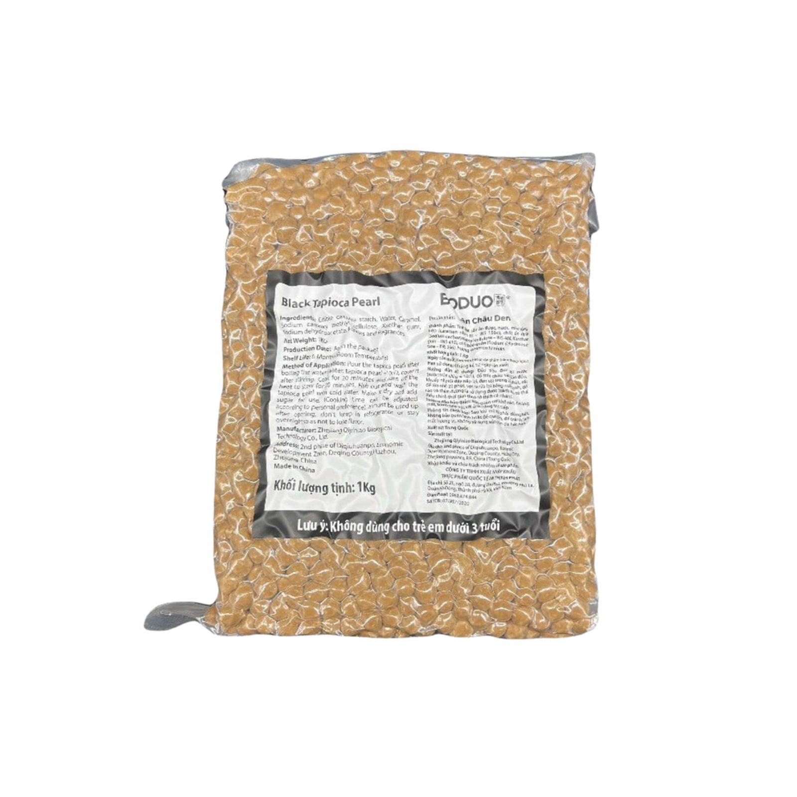 Trân châu đen Boduo 1kg - Ảnh 2