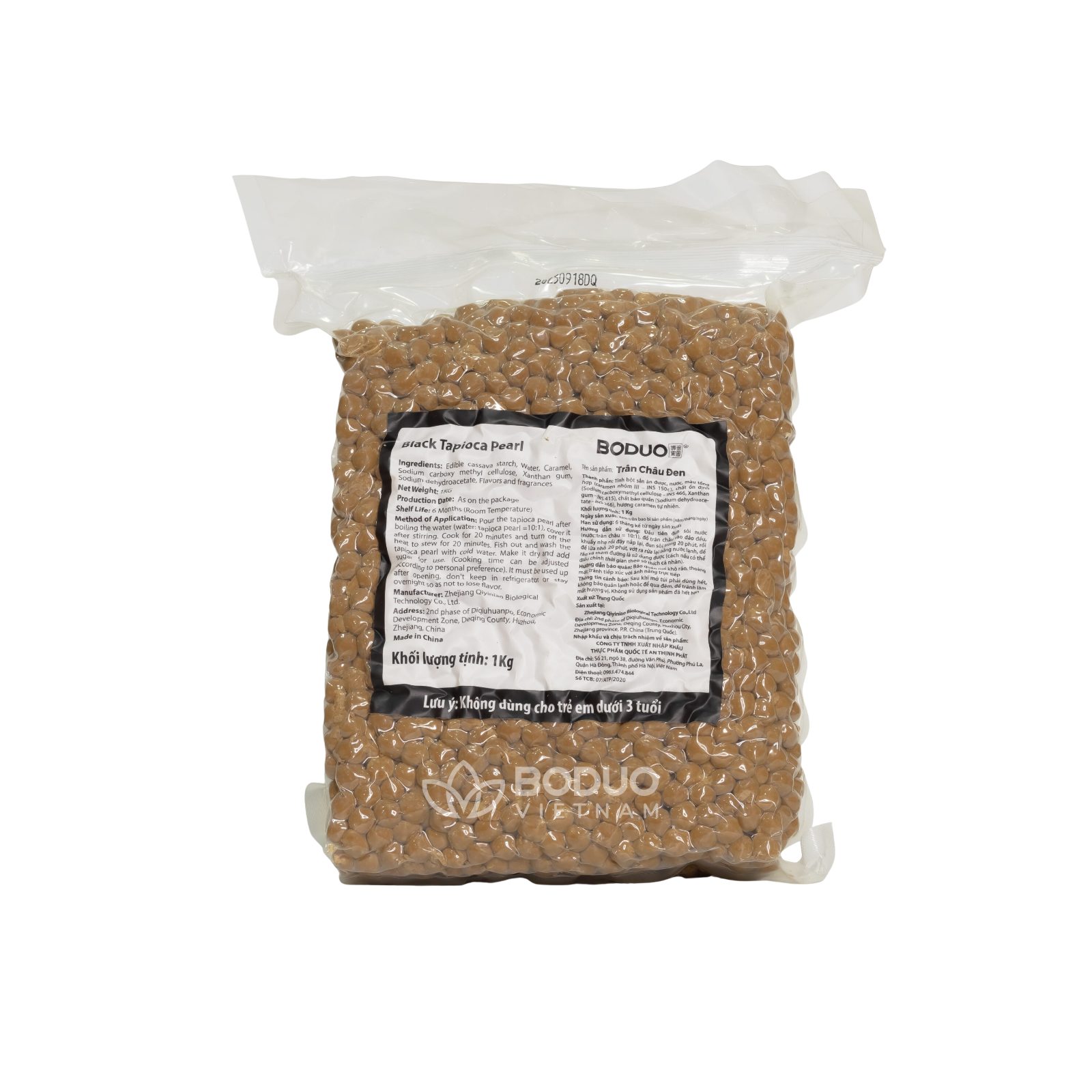 Trân châu đen Boduo 1kg