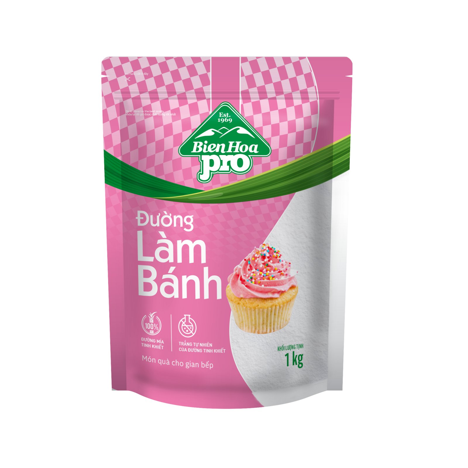 Đường xay Biên Hòa Pro Baking 1kg