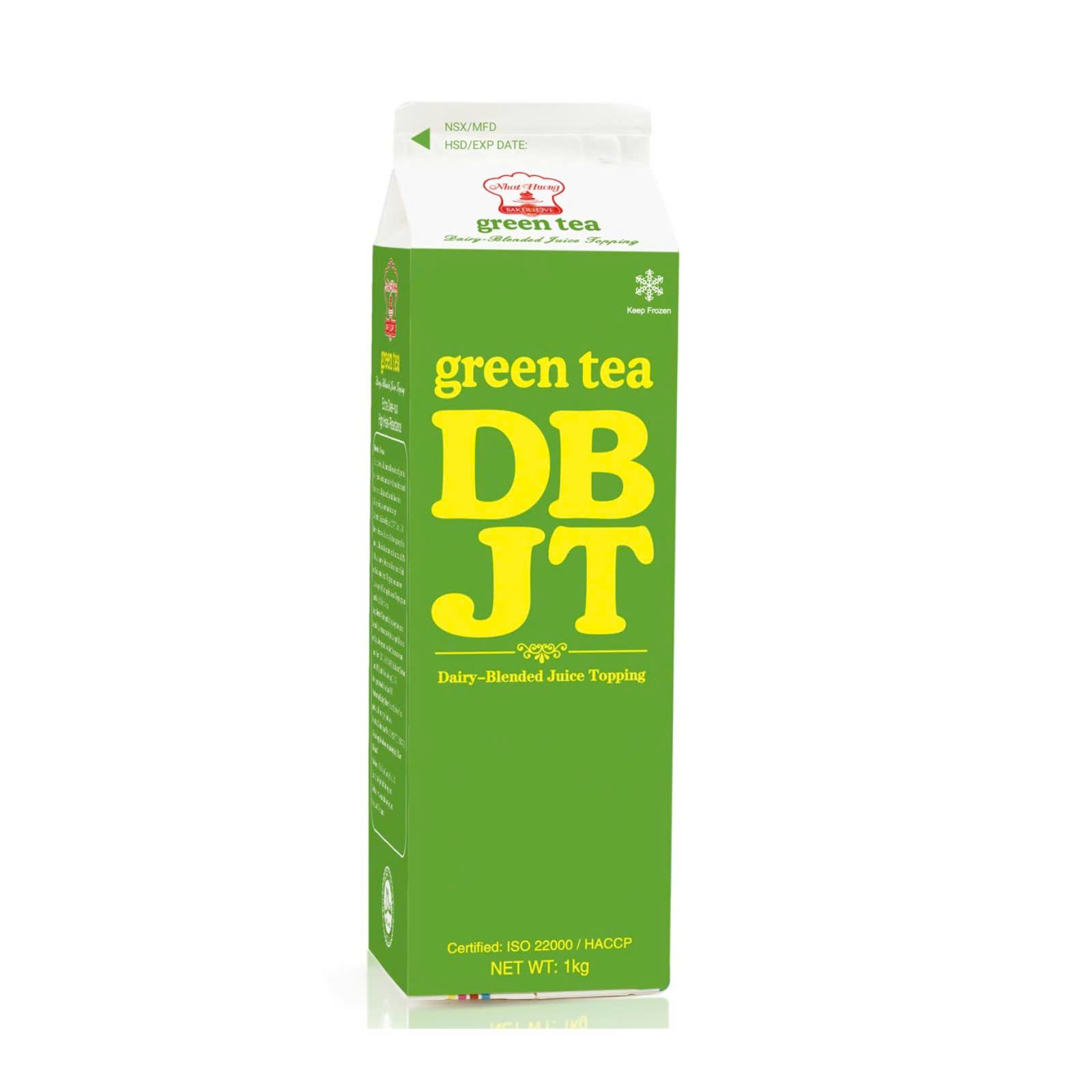 Kem Trang Trí Bánh Trà Xanh 1kg - nguyên liệu pha chế giá sỉ tại HUBA Mart Hà Nội