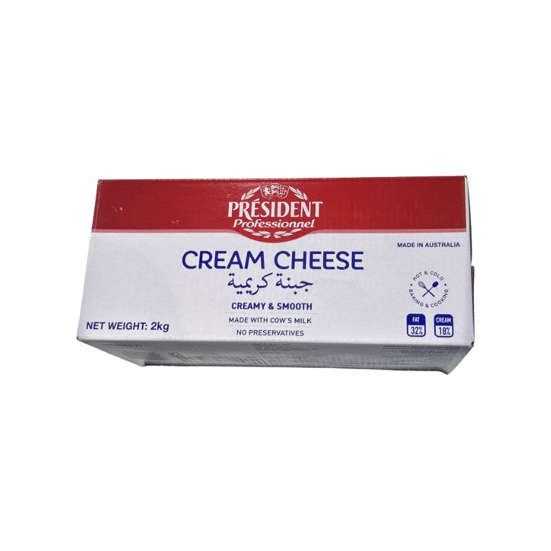 Kem Cream Cheese President 2kg — HUBA Mart