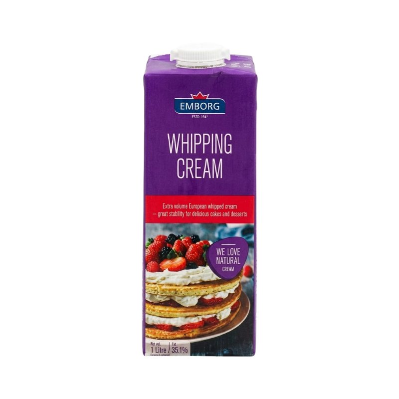 Whipping Cream Emborg 35,1% Germany 1L- Hộp giấy — HUBA Mart