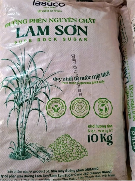 Đường phèn Lam Sơn 10kg — HUBA Mart
