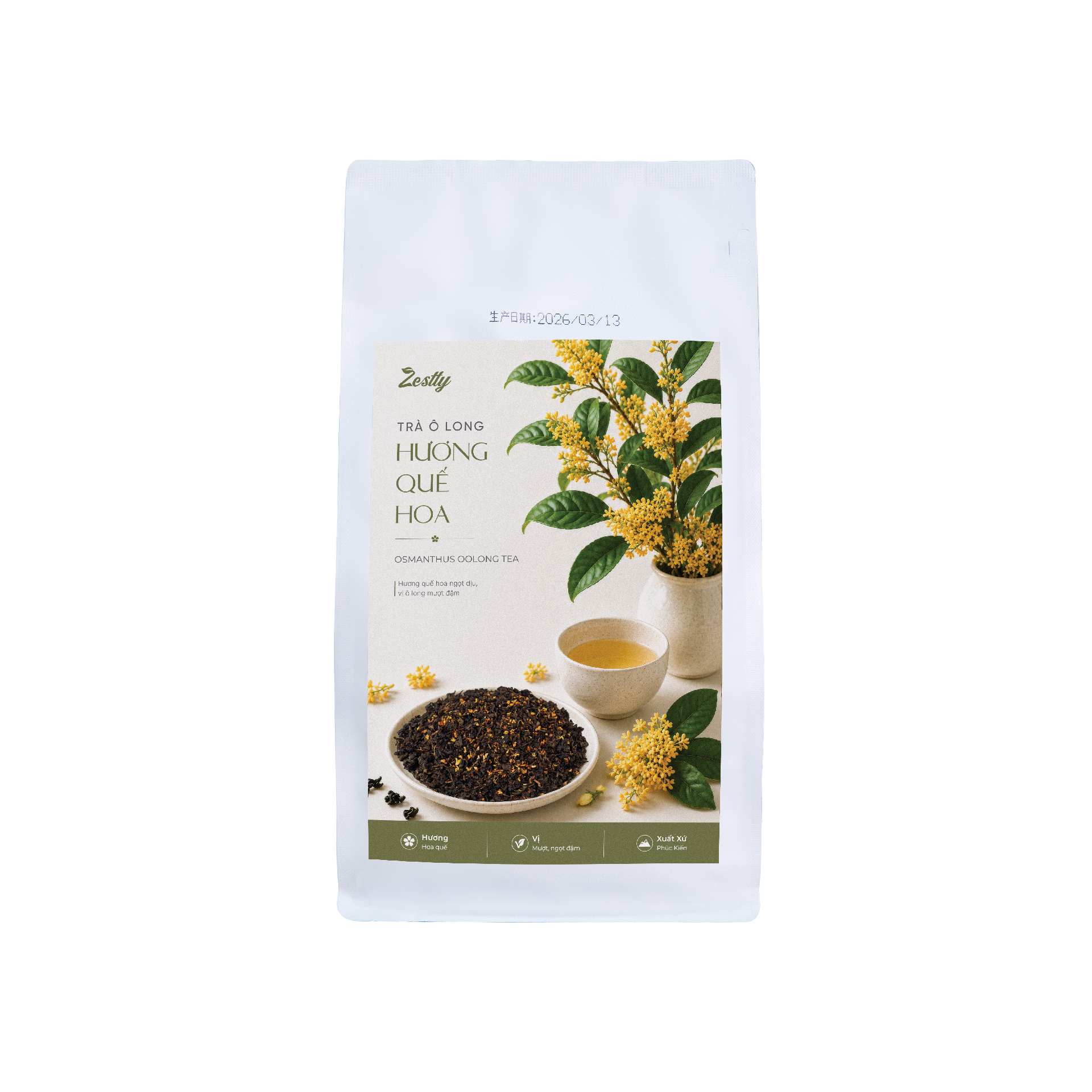 Trà Zestty Quế hoa 500g