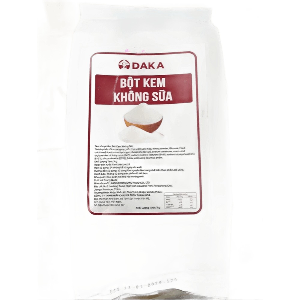 Bột kem không sữa Daka 1kg