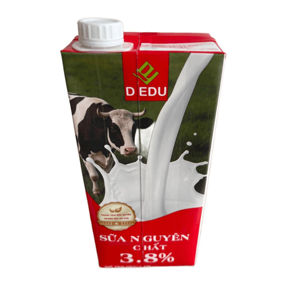 Sữa nguyên chất DEDU 3.8% 1L