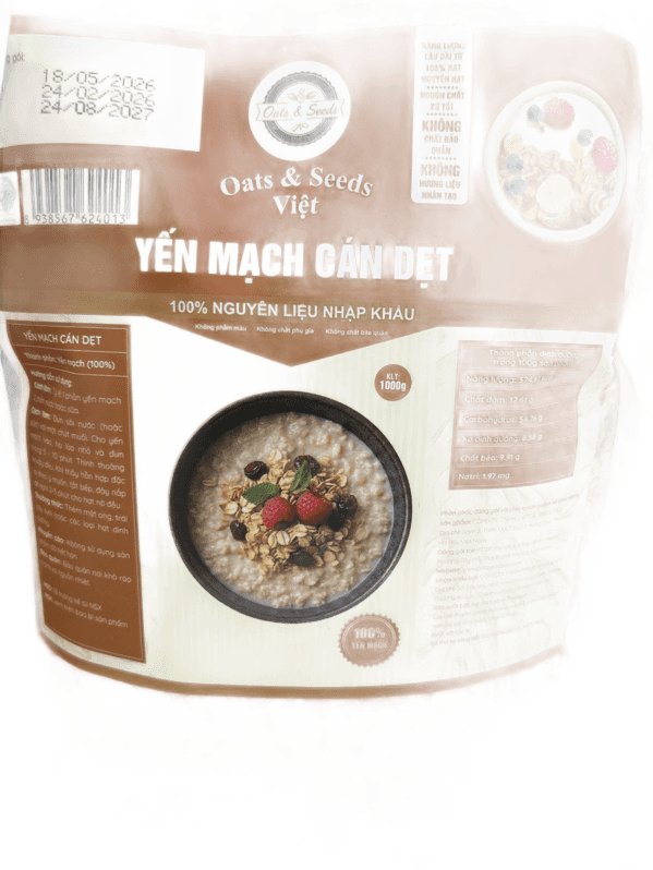 Yến mạch cán dẹt OAT&SEED 1kg