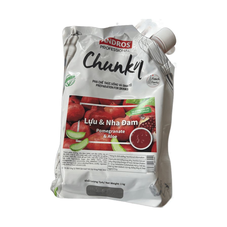 Mứt Chunky Lựu & Nha đam gói 1kg