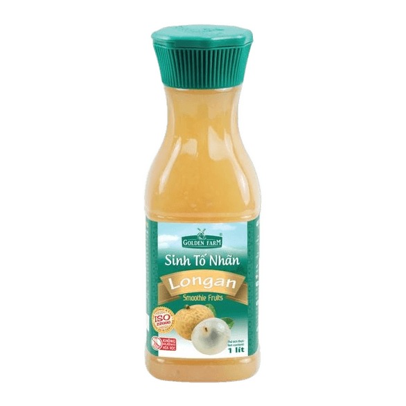 Sinh tố Golden Farm Nhãn 1L