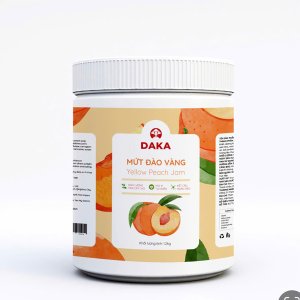 Mứt Đào Vàng Daka 1.2kg