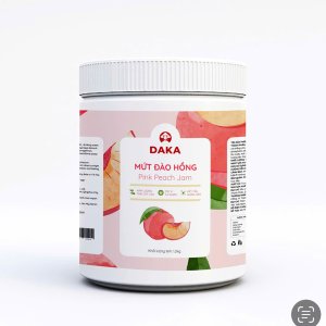 Mứt Đào Hồng Daka 1.2kg