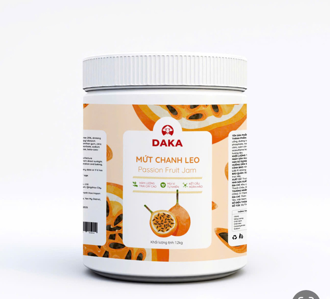 Mứt Chanh Leo Daka 1.2kg